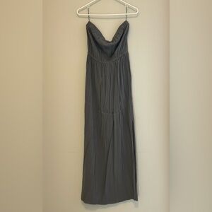 Kismet Gray Strapless Maxi Dress Women’s Size Large
